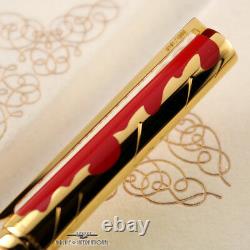 S. T Dupont Red Teatro Edition Limitée Rollerball Pen C. 1997
