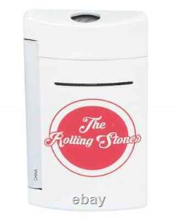 S. T. Dupont Rolling Stones Limited Edition Blanc Minijet Lighter 010109