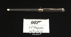 S. T. Dupont Stylo RollerBall James Bond 007 Noir & Or, ST412048, Neuf Dans La Boîte