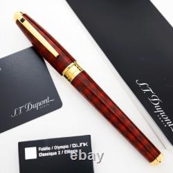 S. T. Dupont Vertigo II Olympio édition limitée stylo plume, conservé dans son coffre-fort ! #100/400