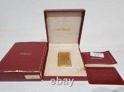 S. T. Dupont briquet à gaz Fumer du tabac Dupont Gatsby or édition limitée