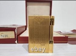 S. T. Dupont briquet à gaz Fumer du tabac Dupont Gatsby or édition limitée