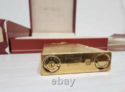 S. T. Dupont briquet à gaz Fumer du tabac Dupont Gatsby or édition limitée