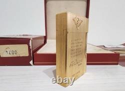 S. T. Dupont briquet à gaz Fumer du tabac Dupont Gatsby or édition limitée