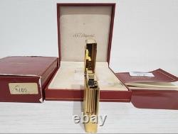 S. T. Dupont briquet à gaz Fumer du tabac Dupont Gatsby or édition limitée