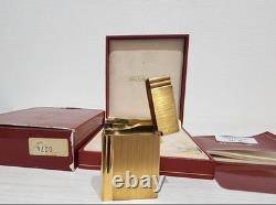 S. T. Dupont briquet à gaz Fumer du tabac Dupont Gatsby or édition limitée