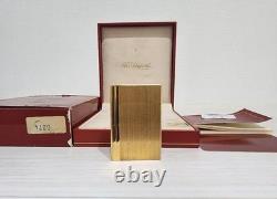 S. T. Dupont briquet à gaz Fumer du tabac Dupont Gatsby or édition limitée