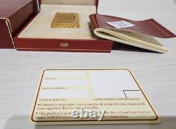 S. T. Dupont briquet à gaz Fumer du tabac Dupont Gatsby or édition limitée