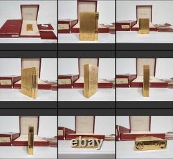 S. T. Dupont briquet à gaz Fumer du tabac Dupont Gatsby or édition limitée
