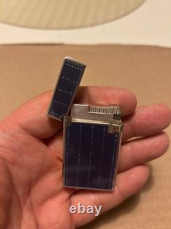 S. T. Dupont série Fantaisies briquet bleu rare édition limitée originale