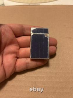 S. T. Dupont série Fantaisies briquet bleu rare édition limitée originale