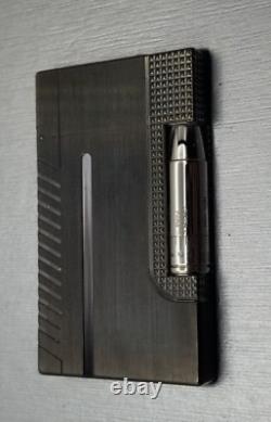 ST DUPONT JAMES BOND 007 ÉDITION LIMITÉE LINE 2 LÉGER STYLO BRIQUET BALLES GUNMETAL ensemble