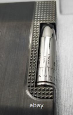 ST DUPONT JAMES BOND 007 ÉDITION LIMITÉE LINE 2 LÉGER STYLO BRIQUET BALLES GUNMETAL ensemble