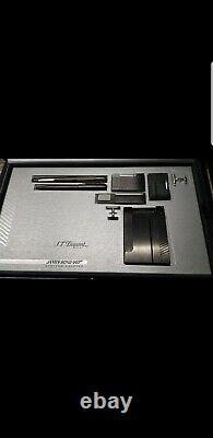 ST DUPONT JAMES BOND 007 ÉDITION LIMITÉE LINE 2 LÉGER STYLO BRIQUET BALLES GUNMETAL ensemble