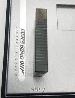 ST DUPONT JAMES BOND 007 ÉDITION LIMITÉE LINE 2 STYLO LÉGER BULLET GUNMETAL ensemble