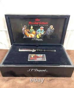ST Dupont Rolling Stones Édition Limitée 1962 Stylo-Plume Plume en Or 18K Coffret Complet