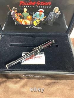 ST Dupont Rolling Stones Édition Limitée 1962 Stylo-Plume Plume en Or 18K Coffret Complet