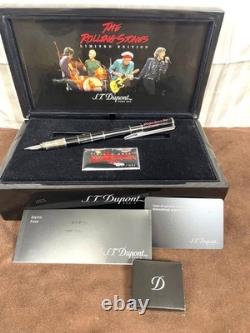 ST Dupont Rolling Stones Édition Limitée 1962 Stylo-Plume Plume en Or 18K Coffret Complet
