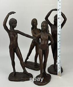 Sculpture en bronze Série NANCY DUPONT TWYMAN Suite de ballerines Numérotée 20/3500