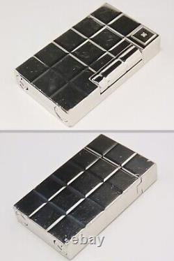 St Dupont 60th Anniversary Lighter Edition Limitée Silver Checkered