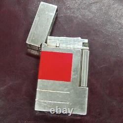 St Dupont Abstraction Lighter Laque De Chine Red Rare Edition Limitée