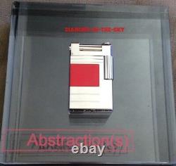 St Dupont Abstractions Red Lacquer Limited Edition Urban Lighter Palladium Nouveau