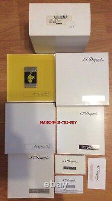 St Dupont Andy Warhol Autoportrait Édition Limitée Ligne 2 Briquet Laqué Neuf