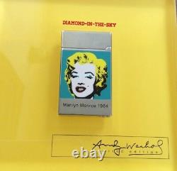 St Dupont Andy Warhol Marilyn Monroe Édition Limitée Briquet Ligne 2 Laque Neuf