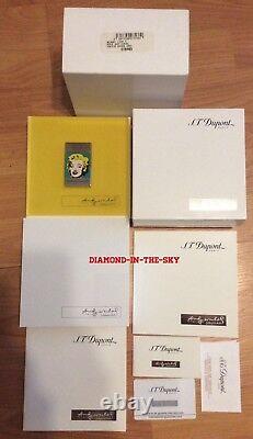 St Dupont Andy Warhol Marilyn Monroe Édition Limitée Briquet Ligne 2 Laque Neuf