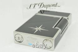 St Dupont Black Lacquer Solitaire Ligne Line 2 Limited Edition Diamond Lighter