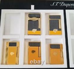 St Dupont Cohiba Édition Limitée Briquet Ligne 2 Laque Noir Jaune 016110