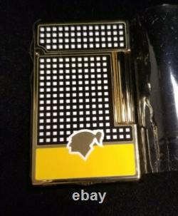 St Dupont Cohiba Édition Limitée Briquet Ligne 2 Laque Noir Jaune 016110