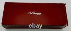 St Dupont Édition Limitée 1996 Stylo Roller Art Déco Or Laque Rouge 1313/1500