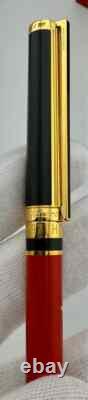 St Dupont Édition Limitée 1997 Stylo Roller Hong Kong Laque Rouge Or 262/997