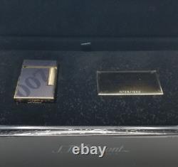 St Dupont James Bond 007 Édition Limitée Ligne 2 Briquet Laque Noire Or