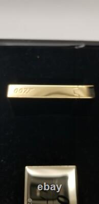 St Dupont James Bond 007 Édition Limitée Ligne 2 Briquet Laque Noire Or