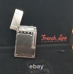 St Dupont Ligne Française Antracite Gunmetal Ligne 2 Briquet Édition Limitée