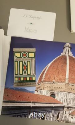 St Dupont Medici Édition Limitée Ligne 2 Briquet de 2005 Pierre Verte #646