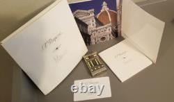 St Dupont Medici Édition Limitée Ligne 2 Briquet de 2005 Pierre Verte #646