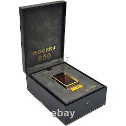 St Dupont Moscou Édition Limitée Rare 850 Mondiale Briquet à Gaz #aa