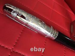 St Dupont Napoleon Linge 2 Ligne 2 Limited Edition Platinum Lighter And Pen Set