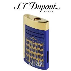 St Dupont Partagas Maestra Line Ligne 2 Briquet pour Cigare Édition Limitée Or Bleu