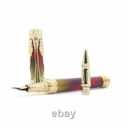 St Dupont Phoenix Renaissance Writing Kit F Pen Limited Edition Or Laque Rouge
