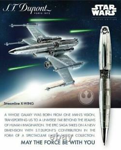 St Dupont Star Wars X-wing Rollerball Pen Streamline Limited Edition Noir