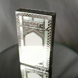 St Dupont Taj Mahal Edition Limitée Gatsby Platinum Et Mother-of-pearl Lighter