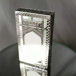 St Dupont Taj Mahal Limited Edition Platinum Et Mother-of-pearl L2 Briquet