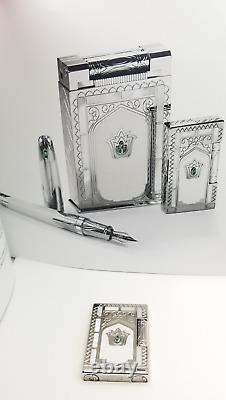 St Dupont Taj Mahal Nacre Ligne 2 Petit Briquet Édition Limitée