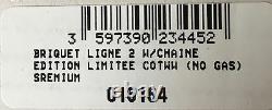 St Dupont Wild West Linge Line 2 Edition Limitée Platinum Lighter Black Lacquer