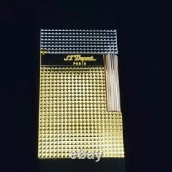 St-Dupont édition limitée Briquet Line 2 Golden Hour 150e Or Rose Argent C16140