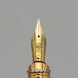 Stylo Plume S. T. Dupont Édition Limitée Afrique Nib 18K M Excellent Rare